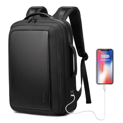 Sac à dos Trocadéro avec port USB externe – Velina Paris