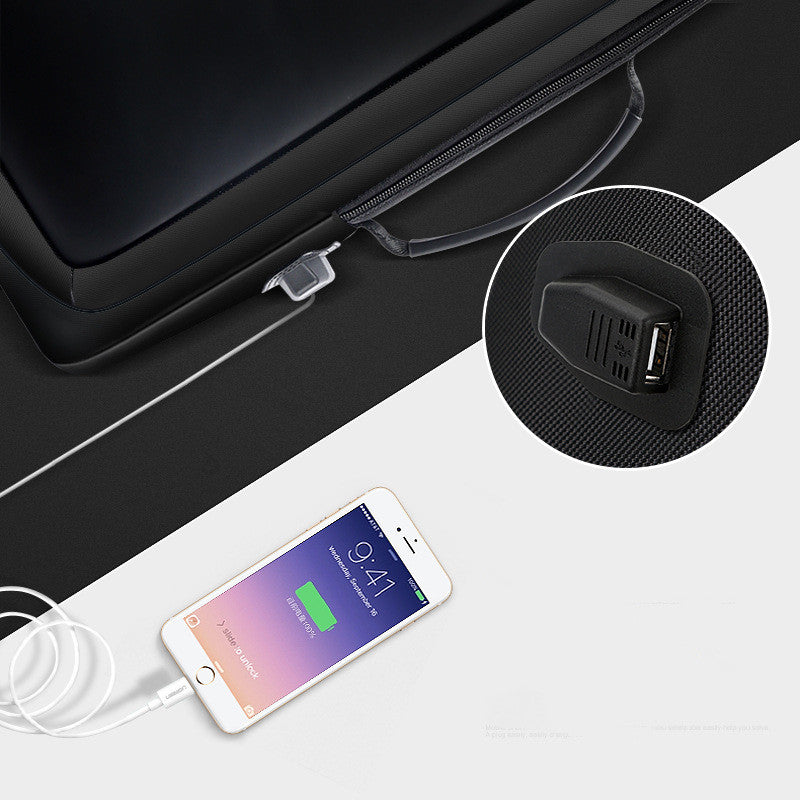 Sac à dos Vendôme, port USB externe – Velina Paris