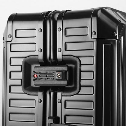 Valise aluminium Champs-Élysées – fermoir et serrure à code