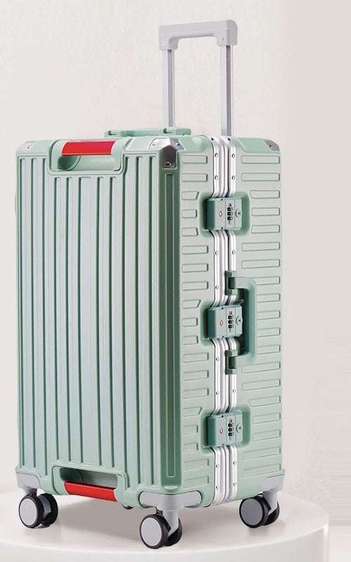 Valise soute Madeleine – Vert amande – 1