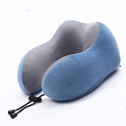 Coussin de voyage à mémoire de forme – bleu