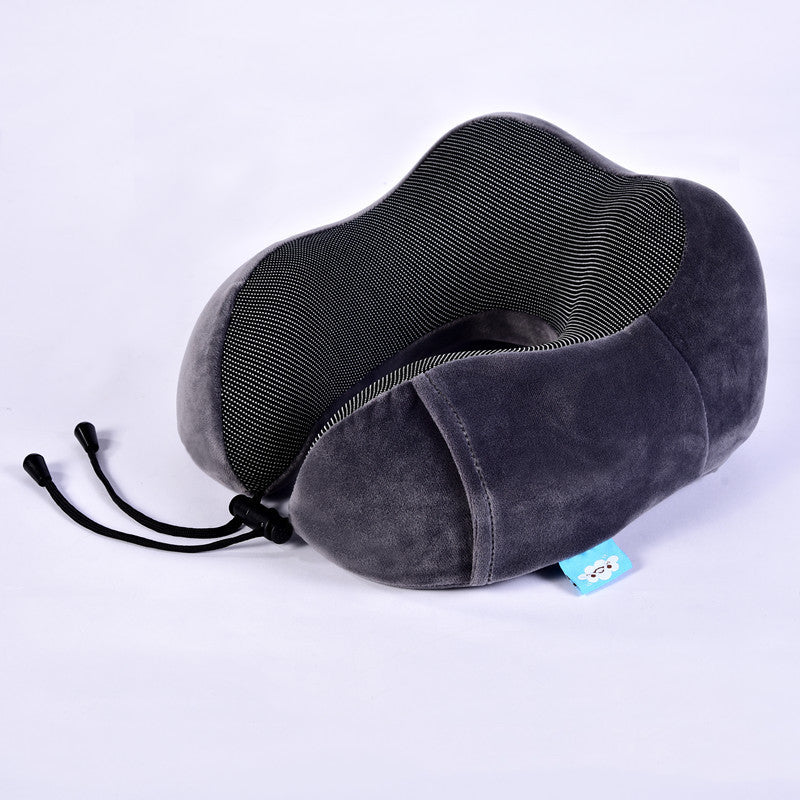 Coussin de voyage à mémoire de forme – gris anthracite