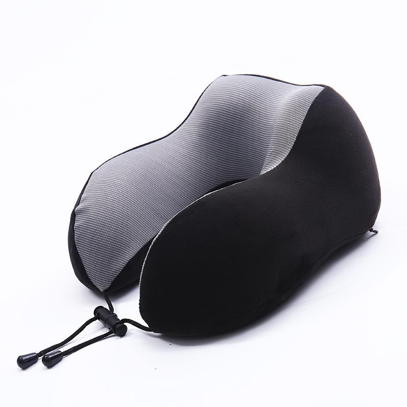 Coussin de voyage à mémoire de forme – noir