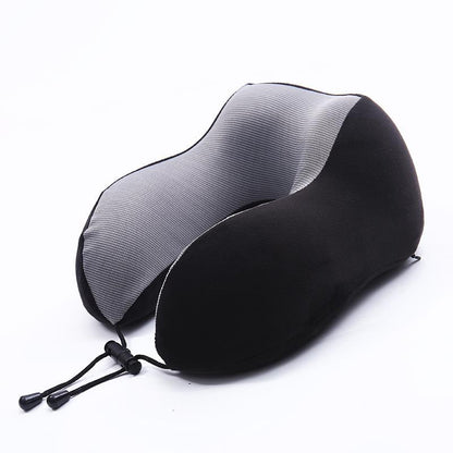 Coussin de voyage à mémoire de forme – noir