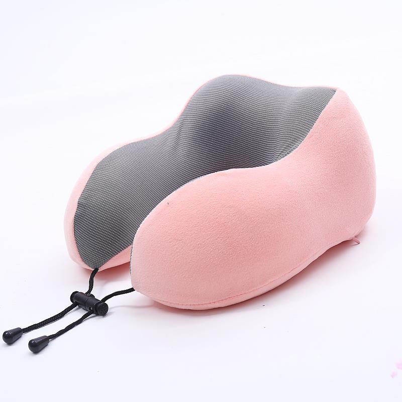 Coussin de voyage à mémoire de forme – rose
