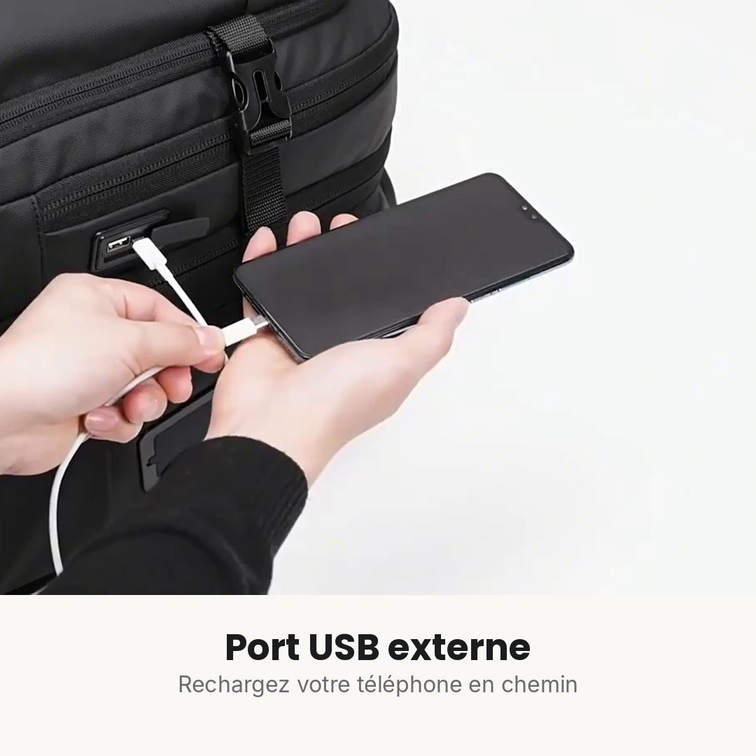 Sac à dos Concorde – port USB externe