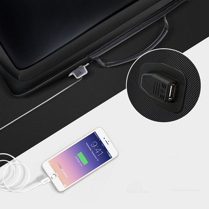 Sac à dos Vendôme, port USB externe – Velina Paris