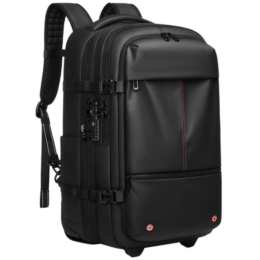Sac à dos de voyage Concorde noir à roulettes – Velina Paris
